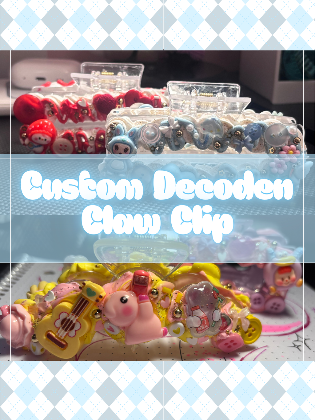 Custom Decoden Claw Clip