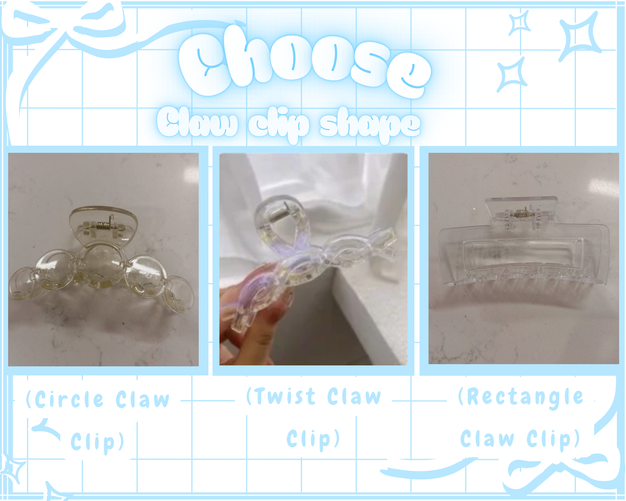 Custom Decoden Claw Clip