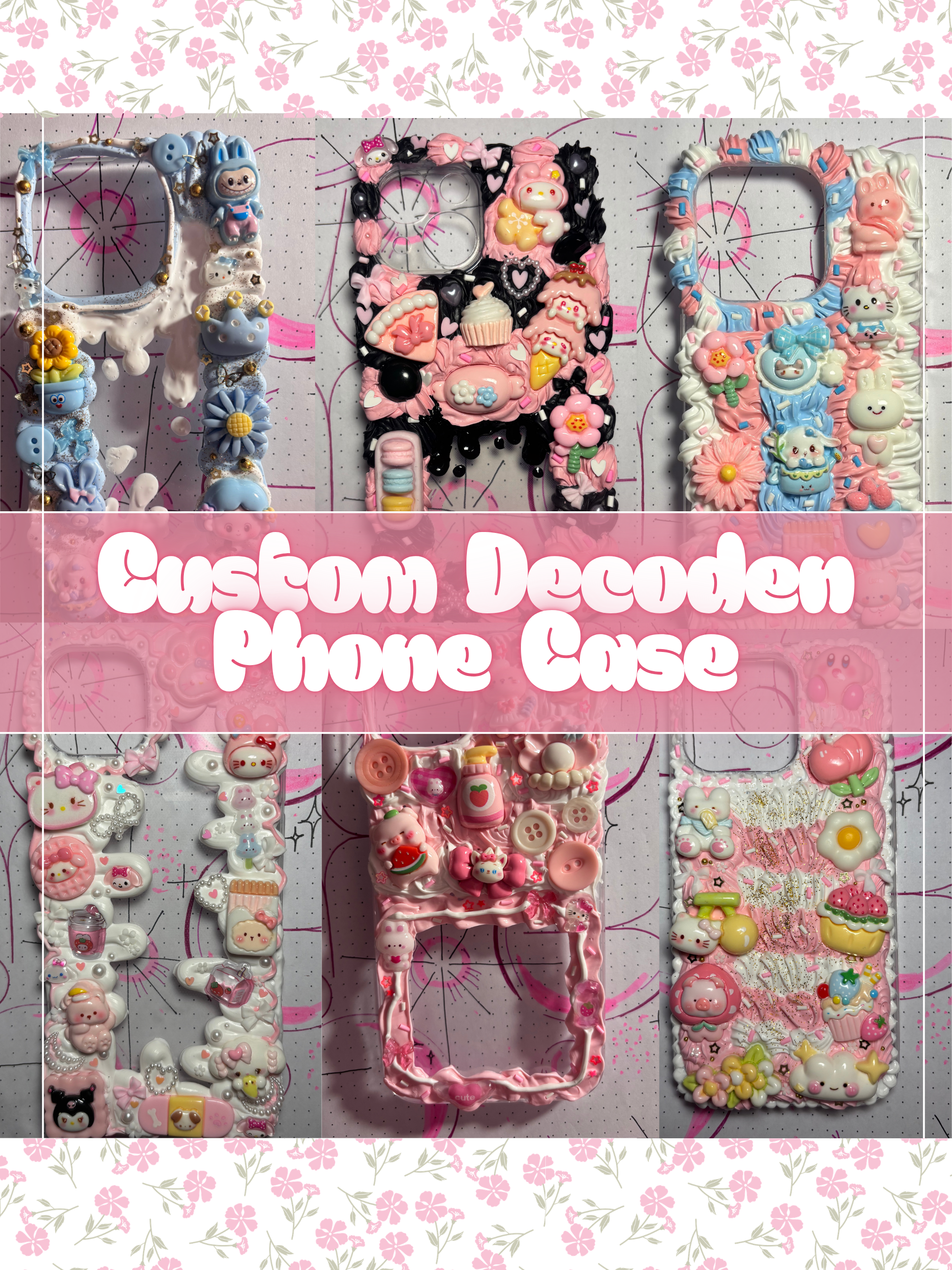 Custom Decoden Phone Case